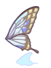 Icon of Blue Butterfly Wing