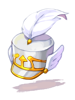Icon of Pure White Marching Hat