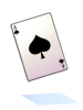 Icon of Poker Card in Mouth
