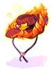 Icon of Flaming Ten-gallon Hat