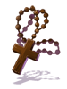 Icon of Wooden Rosary
