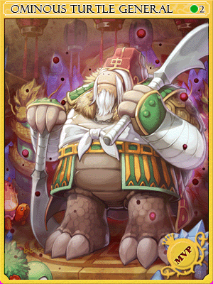 Icon of Ominous Turtle General Card