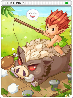 Icon of Curupira Card