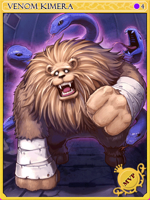 Icon of Venom Enchanted Chimera Card