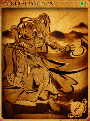 Icon of Sealed General Daehyon Card