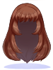 Icon of (c) Straight Long(Brown)