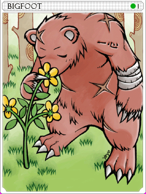 Icon of Bigfoot Card