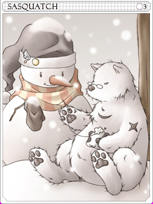 Icon of Sasquatch Card