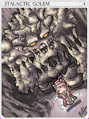 Icon of Stalactic Golem Card
