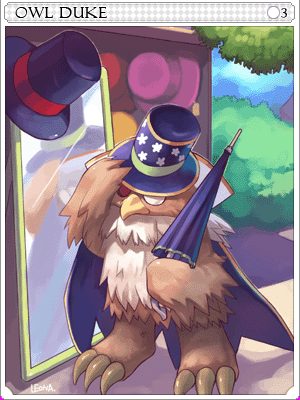 Icon of Owl Duke Card