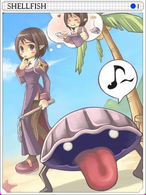 Icon of Shell Fish Card