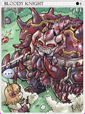 Icon of Bloody Knight Card