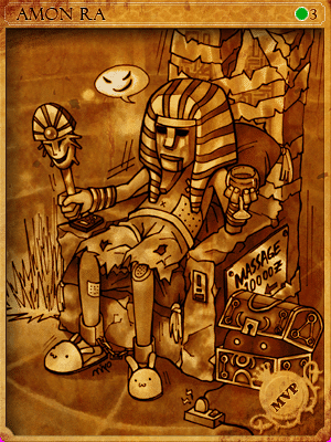 Icon of Sealed Amon Ra Card