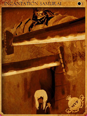 Icon of Sealed Incantation Samurai Card