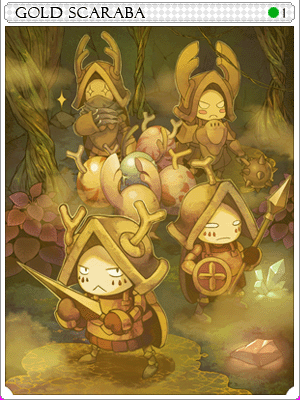 Icon of Gold Scaraba Card