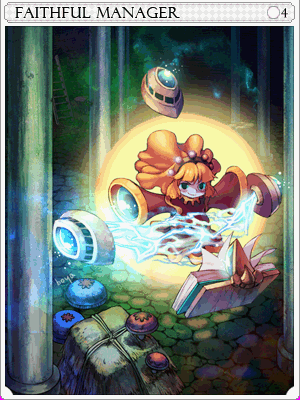 Icon of Faithful Manager Card