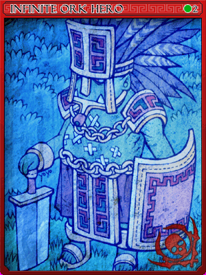 Icon of Infinite Orc Hero Card