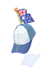 Icon of Australian Flag Hat