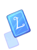 Icon of Blue L Card